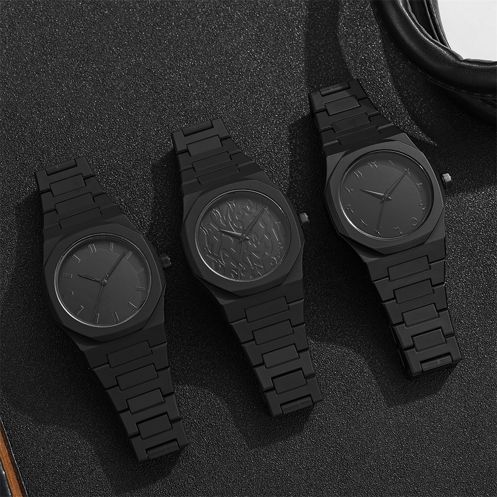 Men's Fashion Simple Black Lar - đánh giá và giá Butterfly Clasp Deployant