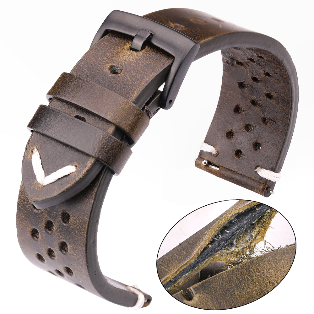 Breathable Genuine Leather Qui - đánh giá và giá Nato Strap Nylon