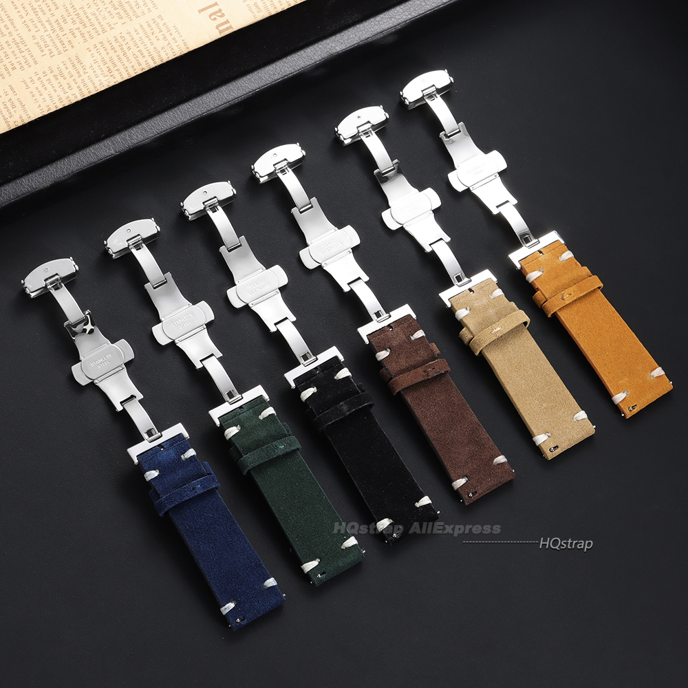 Suede Leather Watch Strap 18mm - đánh giá và giá Suede Strap Watch