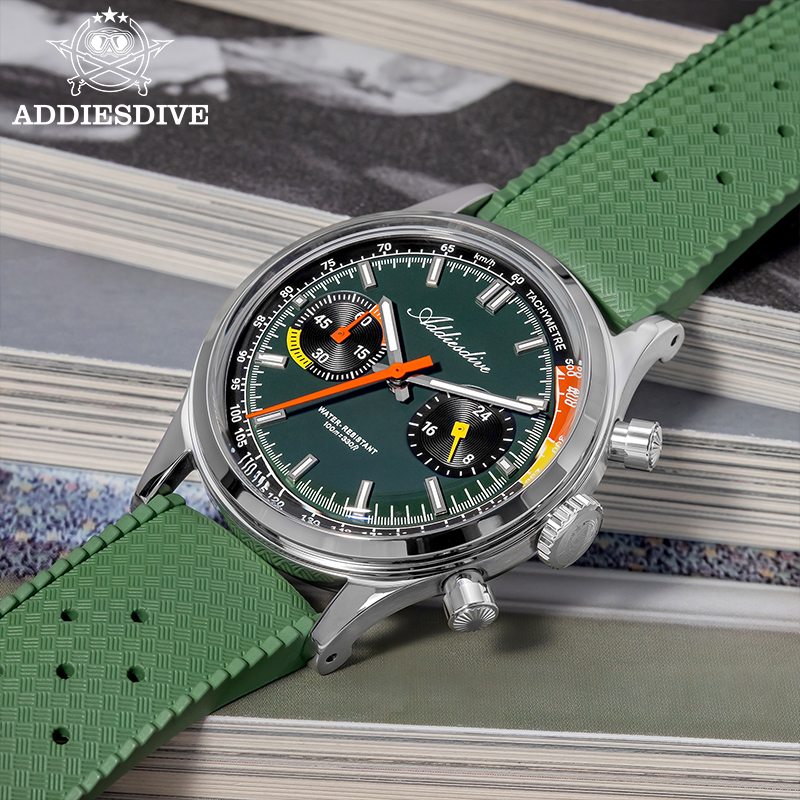 ADDIESDIVE 2025 NEW TOP 38mm M - đánh giá và giá Rubber Strap Diver