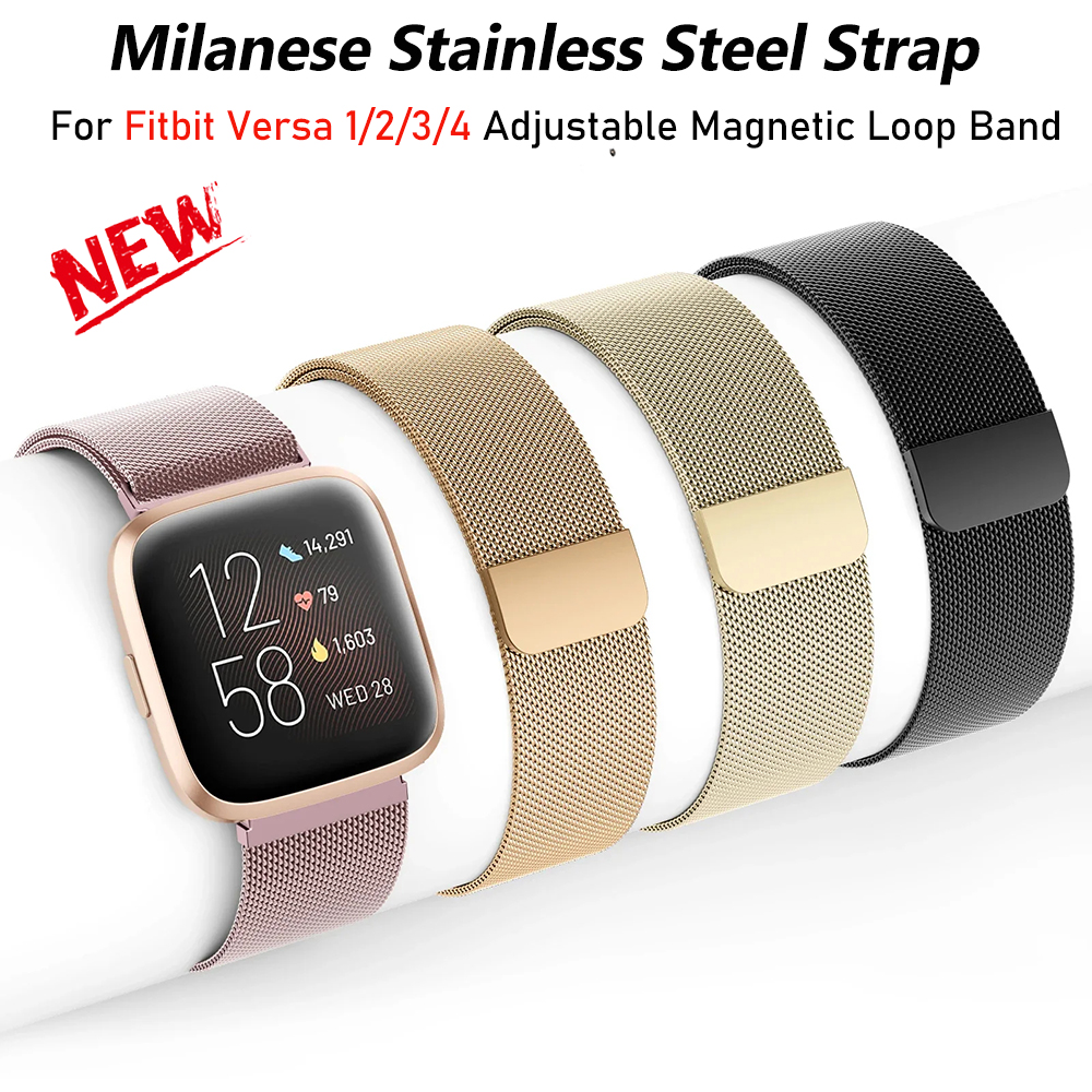 Milanese Strap for Fitbit Vers - đánh giá và giá Milanese Loop Magnetic