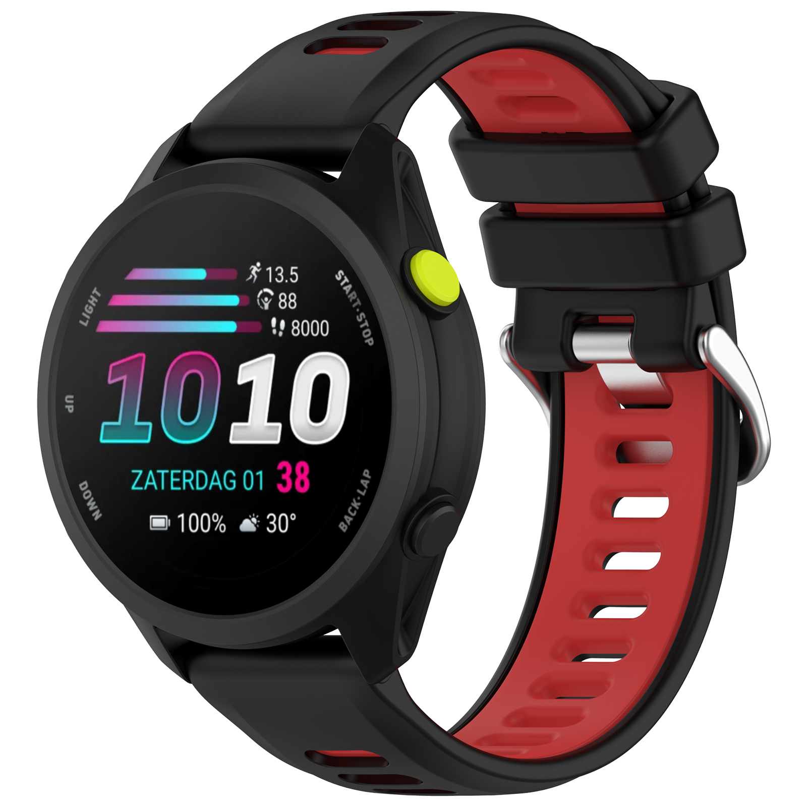 Dual-Color Silicone Sport Watc - đánh giá và giá Silicone Watch Band 22Mm