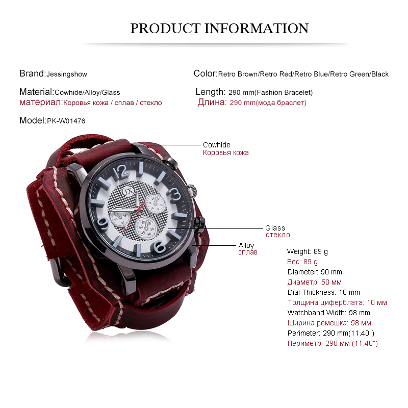 New Retro Mens Watches Genuine - đánh giá và giá Leather Watch Band Men