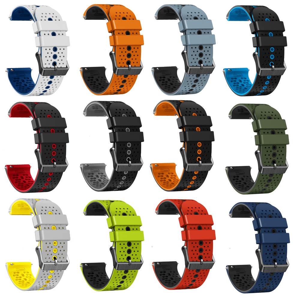 22mm Silicone Band For COROS P - đánh giá và giá Silicone Watch Band 22Mm