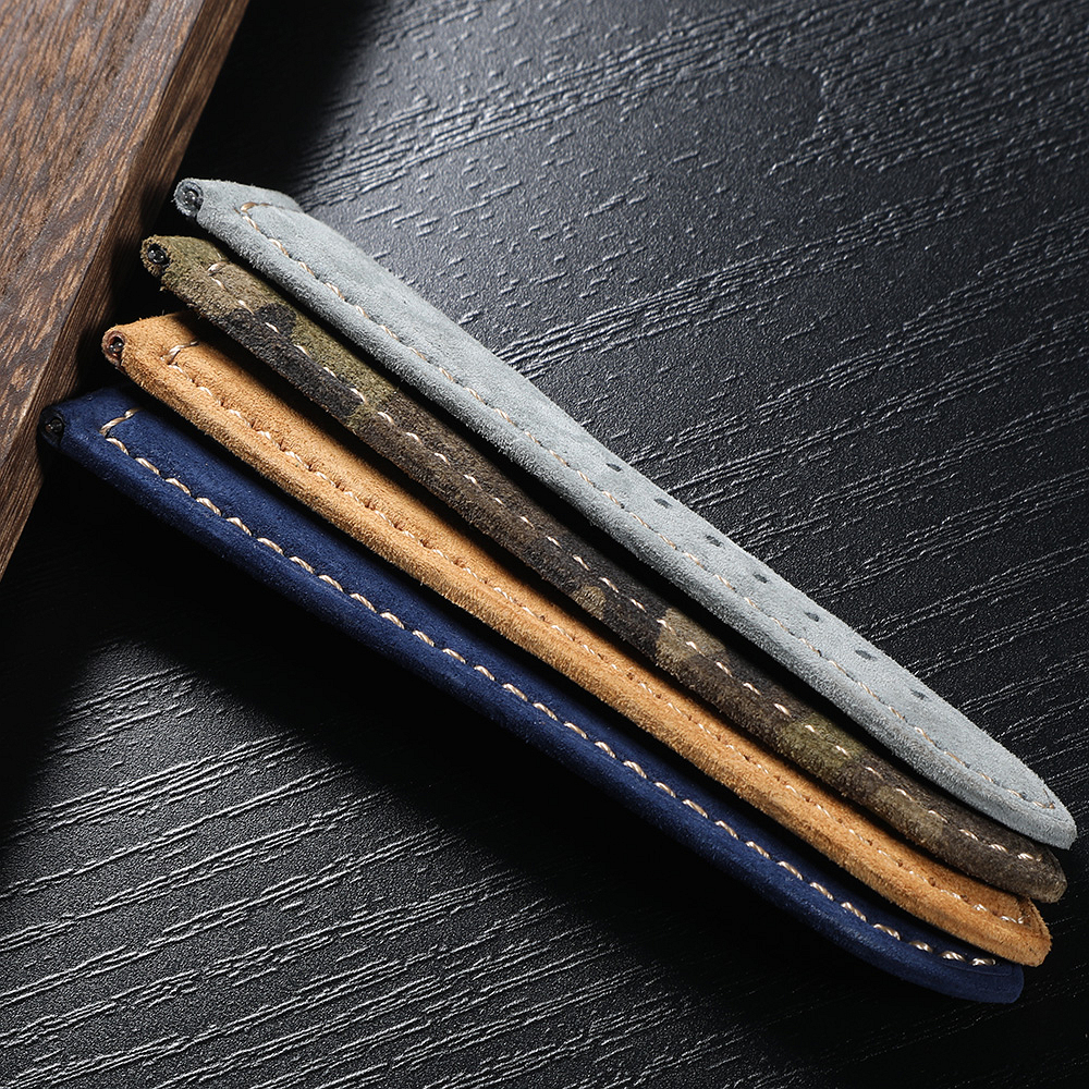 Genuine Suede Watch Strap 22mm - đánh giá và giá Suede Strap Watch