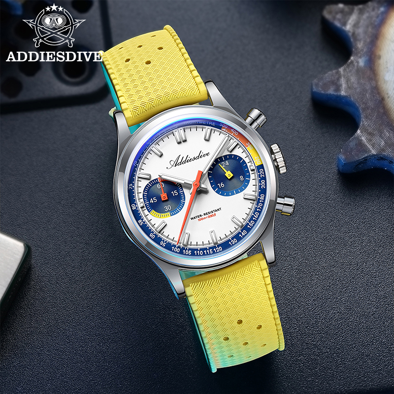 ADDIESDIVE Fashion Men's Quart - đánh giá và giá Rubber Strap Diver