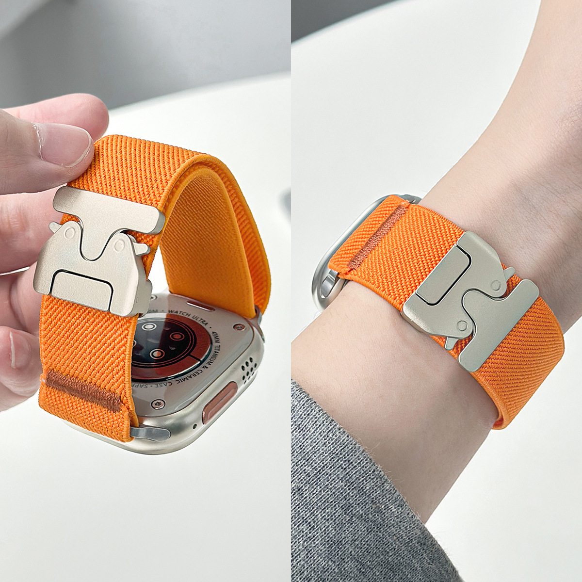 For Apple Watch Band Nylon Ela - đánh giá và giá Parachute Strap Elastic