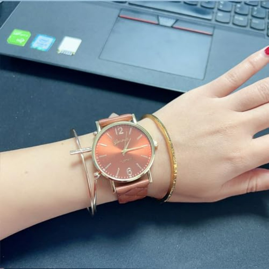 10 Pack Women Men Unisex Plati - đánh giá và giá Leather Watch Band Men