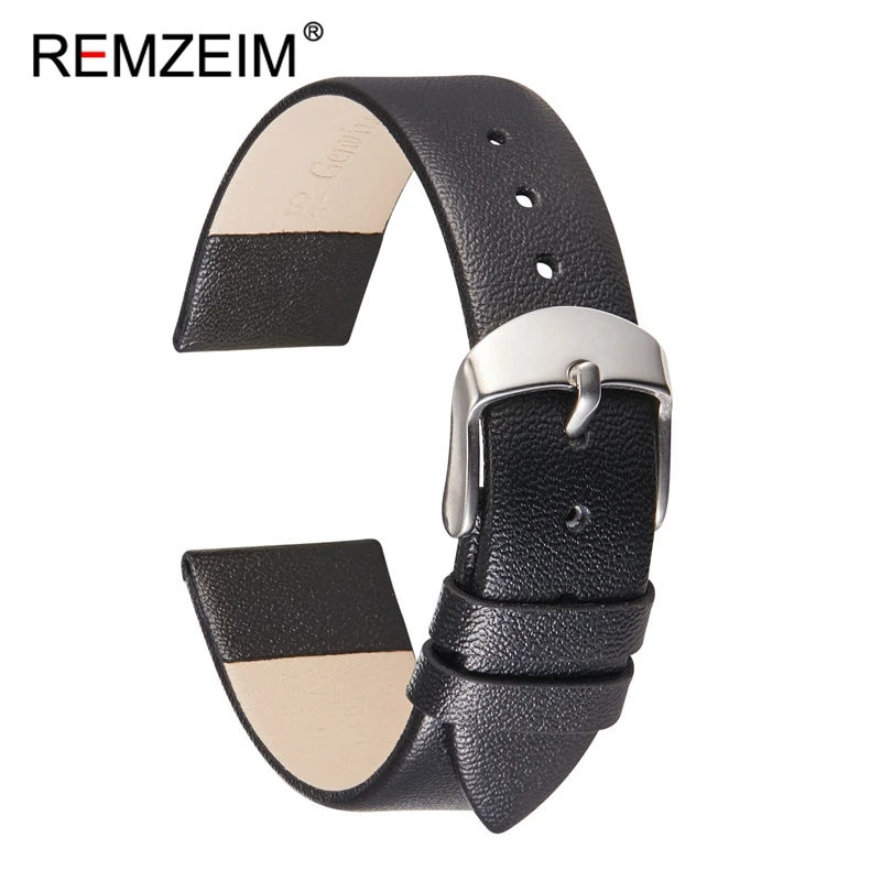 REMZEIM Soft Ultra-thin Calfsk - đánh giá và giá Suede Strap Watch