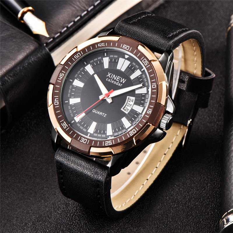 Men XINEW Brand Watches Studen - đánh giá và giá Leather Watch Band Men