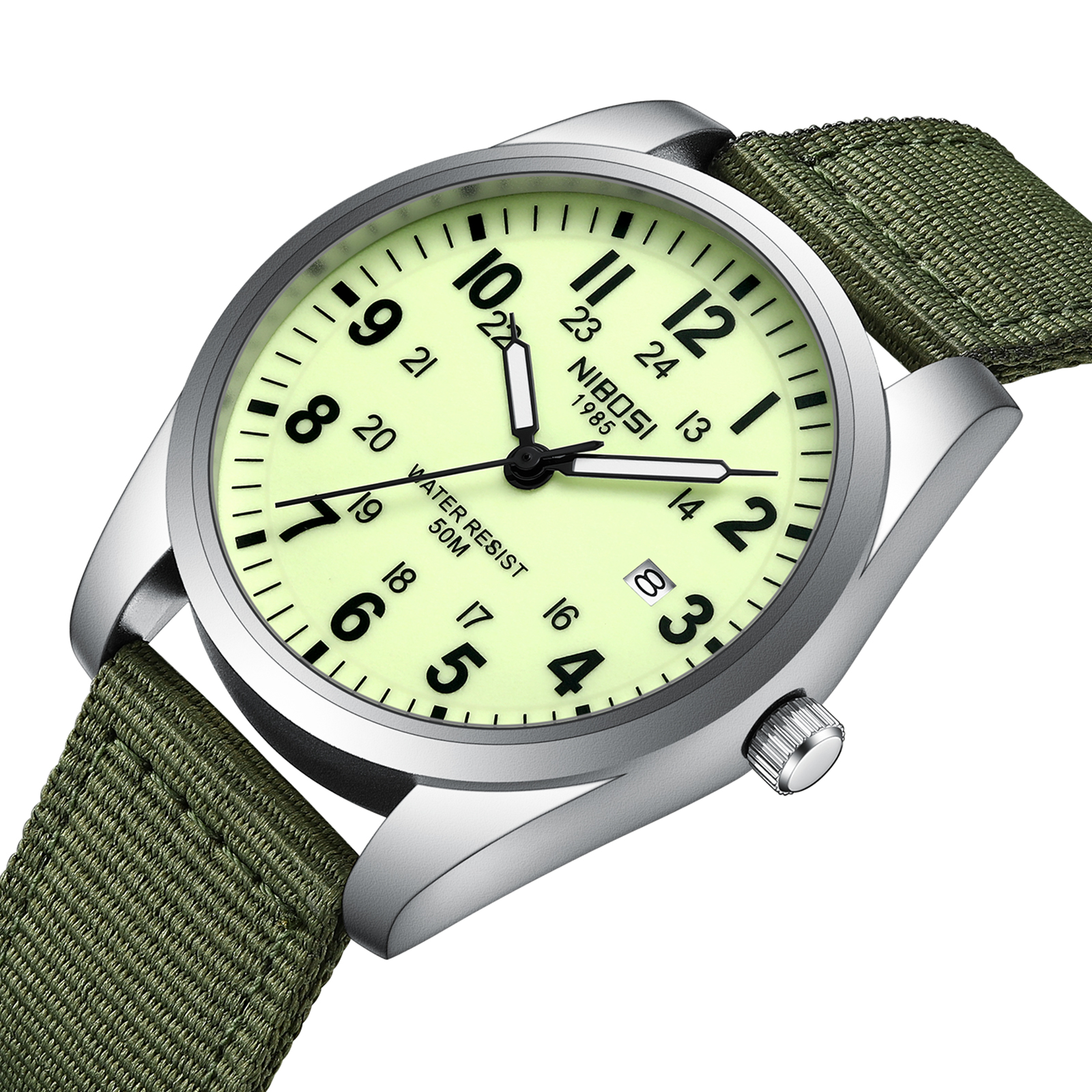 NIBOSI Mens Watches Analog Mil - đánh giá và giá Tropic Strap Vintage