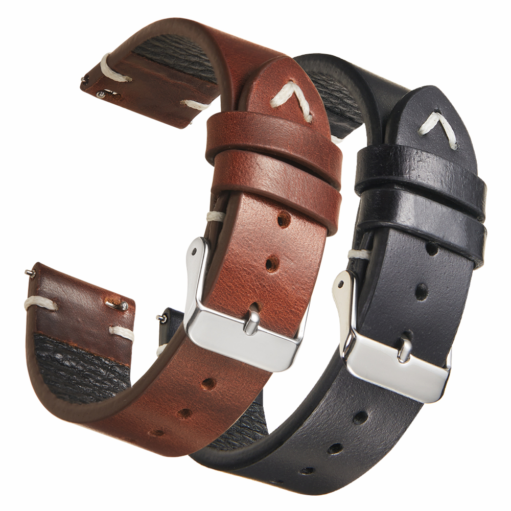 Vintage Genuine 18mm 19mm 20mm - đánh giá và giá Suede Strap Watch