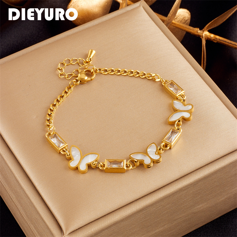DIEYURO 316L Stainless Steel W - đánh giá và giá Butterfly Clasp Deployant