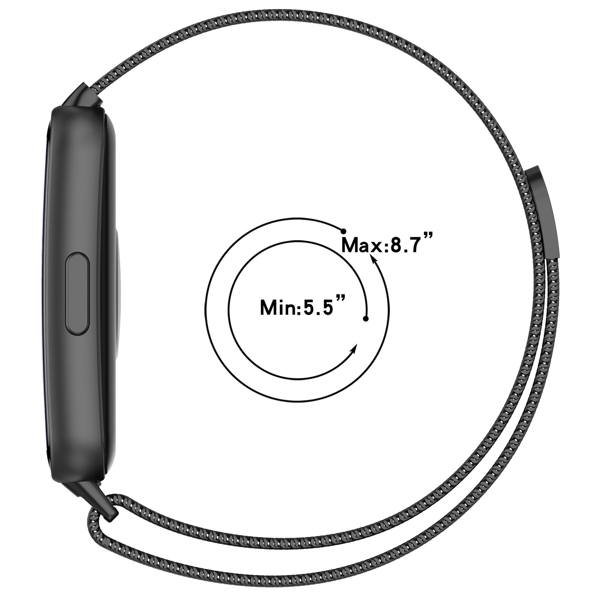 2in1 Strap Case For Huawei Ban - đánh giá và giá Milanese Loop Magnetic