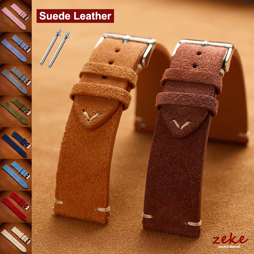Brown Genuine Leather Watch Ba - đánh giá và giá Suede Strap Watch
