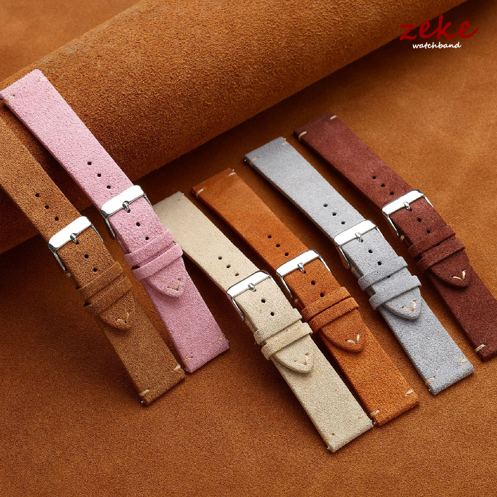 Brown Genuine Leather Watch Ba - đánh giá và giá Suede Strap Watch