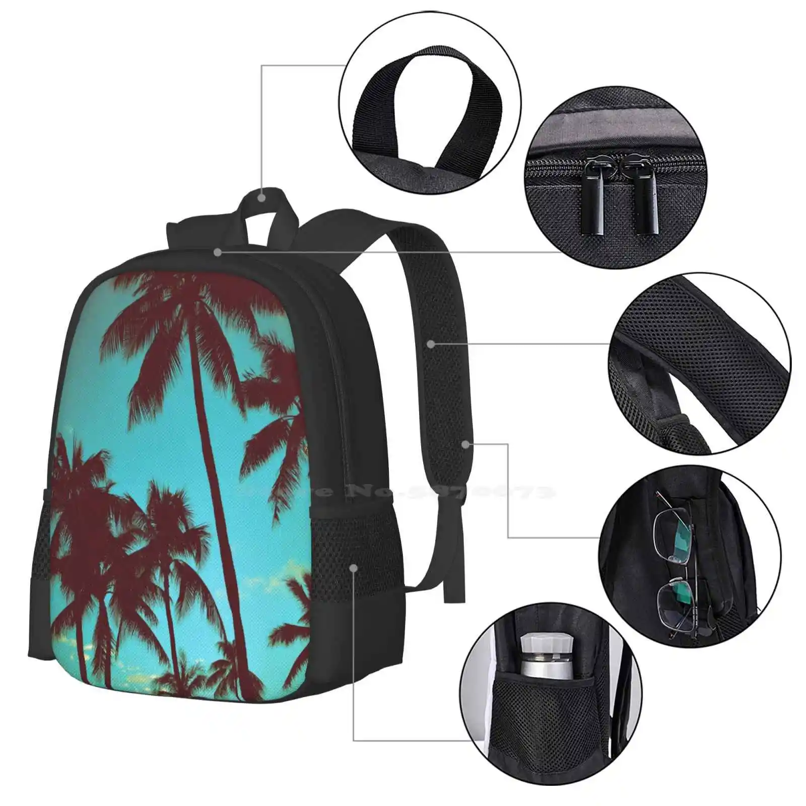 Vintage Tropical Palms Pattern - đánh giá và giá Tropic Strap Vintage