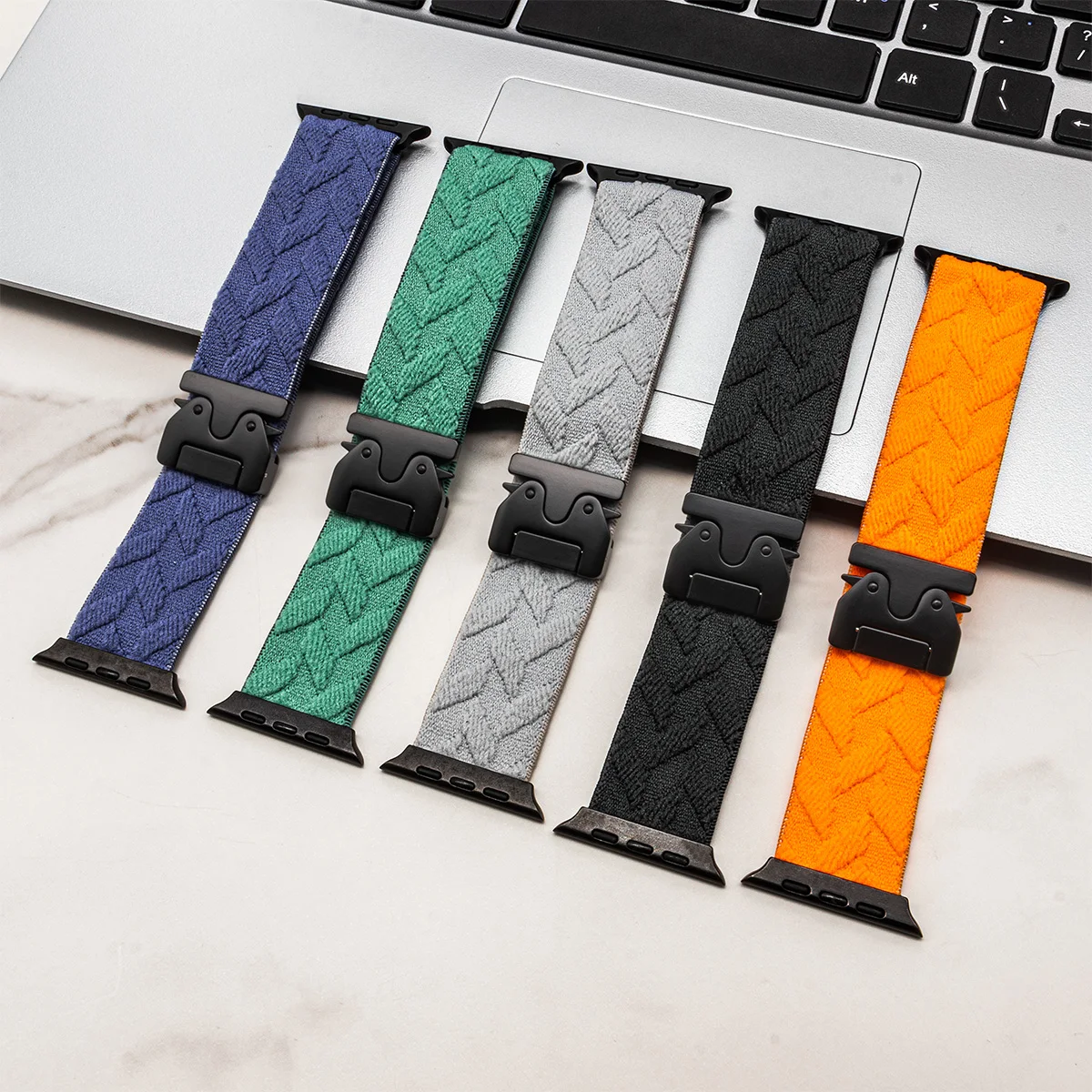 nylon strap for iwatch 10 9 8  - đánh giá và giá Parachute Strap Elastic