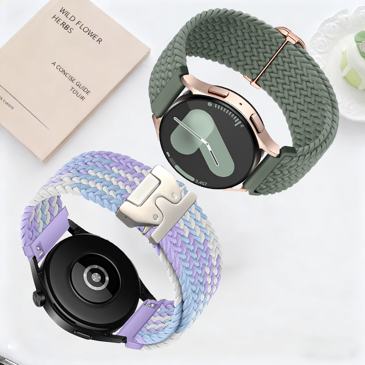 2Pcs 18/20/22 Braided Elastic  - đánh giá và giá Parachute Strap Elastic