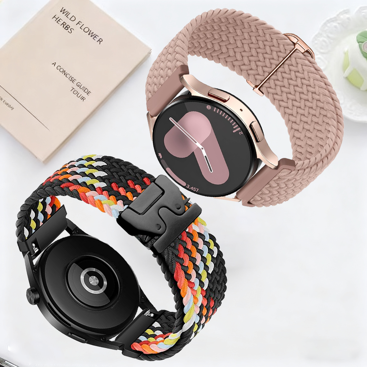 2Pcs 18/20/22 Braided Elastic  - đánh giá và giá Parachute Strap Elastic