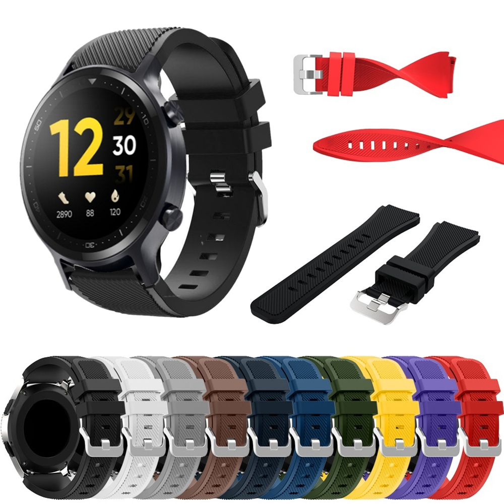22mm Silicone Strap For Realme - đánh giá và giá Silicone Watch Band 22Mm