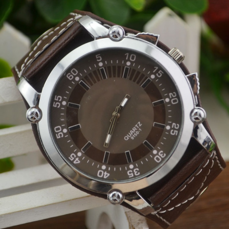 Fashion Brand Luxury Wristwatc - đánh giá và giá Leather Watch Band Men